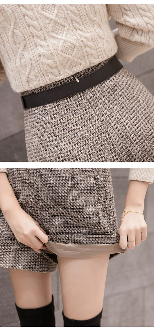Shorts Plaid Cintura Alta Slim Fit - Efecto Adelgazante - Image 13