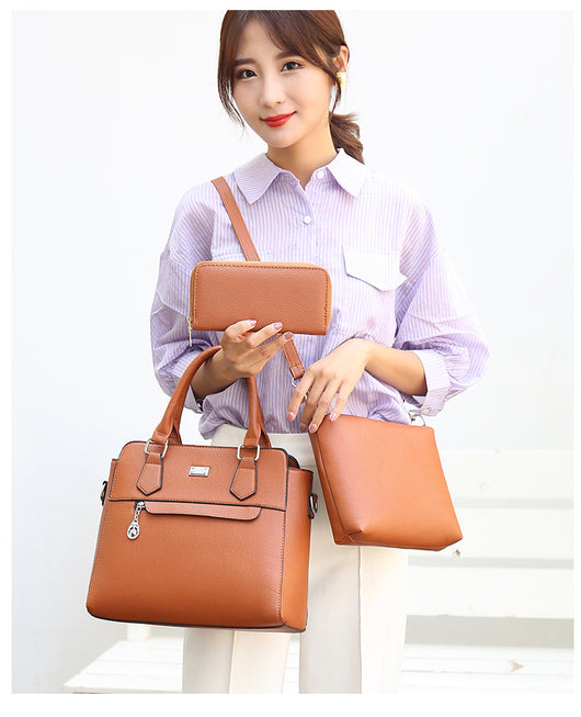 Bolsa Funcional Mamá e Hijo de Tres Piezas - Diseño Elegante y Amplia Capacidad - Image 6