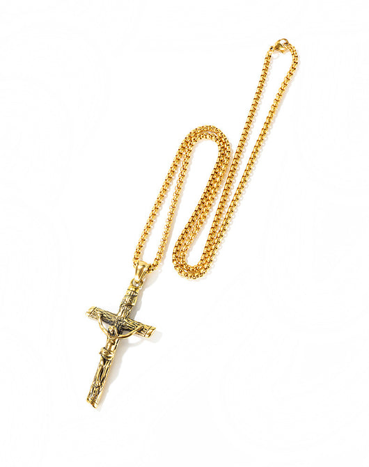 Collar Cruz Cristiana Titanio para Hombre - Diseño Clásico y Duradero - Image 15