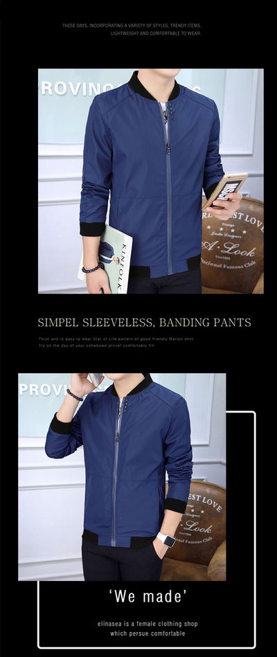 Chaqueta Beisbolera Slim Fit para Hombre - Estilo Urbano Tendencia - Image 6