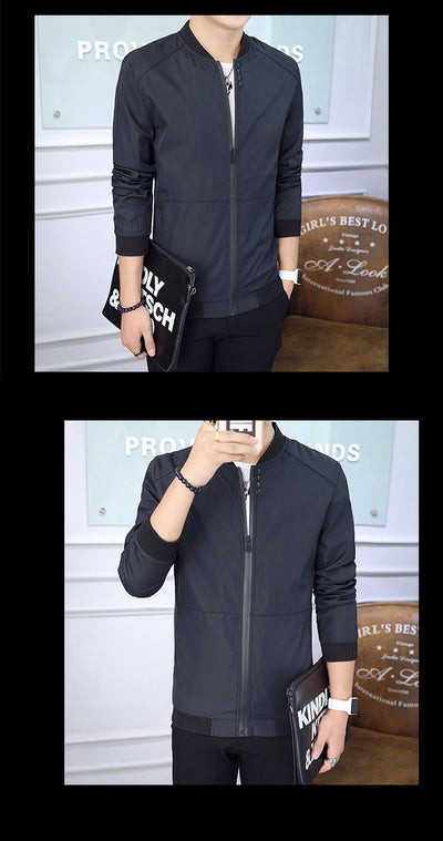 Chaqueta Beisbolera Slim Fit para Hombre - Estilo Urbano Tendencia - Image 7