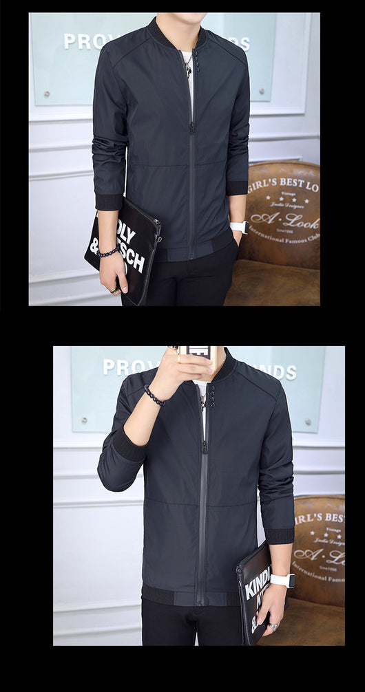 Chaqueta Beisbolera Slim Fit para Hombre - Estilo Urbano Tendencia - Image 7