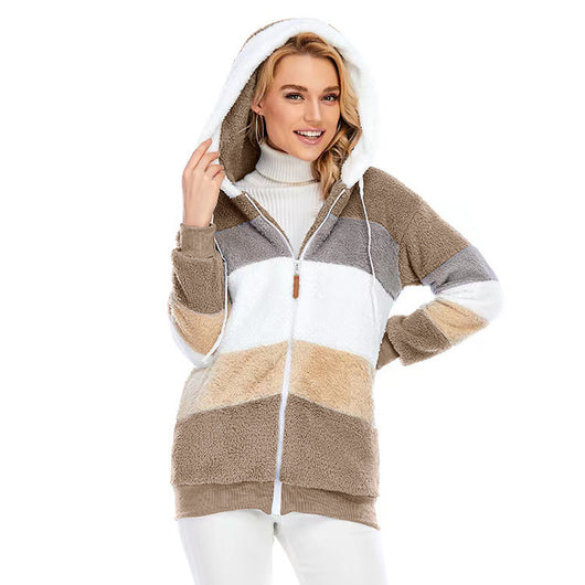 Abrigo Teddy Grueso para Mujer - Peluche Cálido con Botones y Bolsillos - Image 25