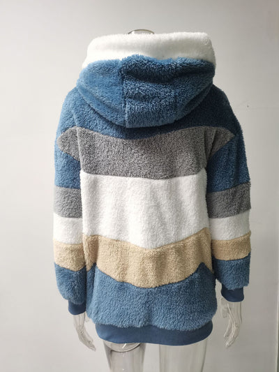 Abrigo Teddy Grueso para Mujer - Peluche Cálido con Botones y Bolsillos - Image 32