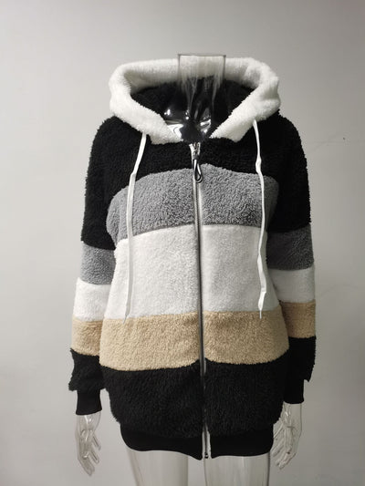 Abrigo Teddy Grueso para Mujer - Peluche Cálido con Botones y Bolsillos - Image 33