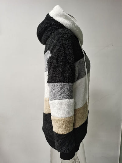 Abrigo Teddy Grueso para Mujer - Peluche Cálido con Botones y Bolsillos - Image 34