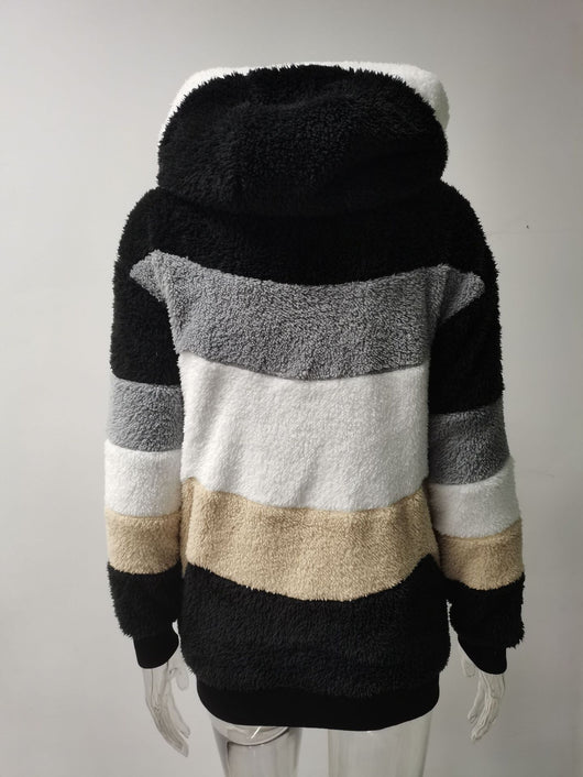 Abrigo Teddy Grueso para Mujer - Peluche Cálido con Botones y Bolsillos - Image 35
