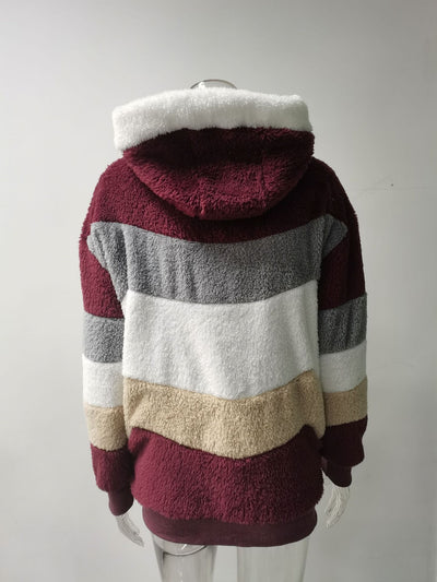 Abrigo Teddy Grueso para Mujer - Peluche Cálido con Botones y Bolsillos - Image 38