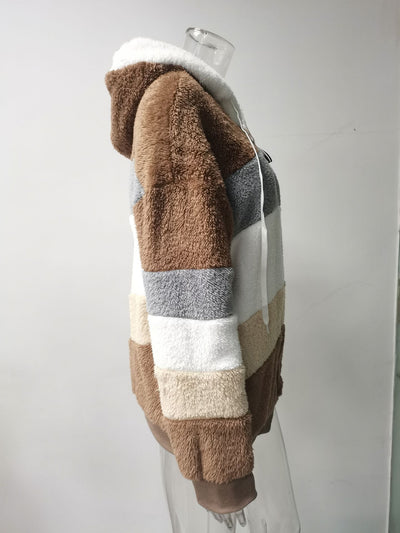 Abrigo Teddy Grueso para Mujer - Peluche Cálido con Botones y Bolsillos - Image 40