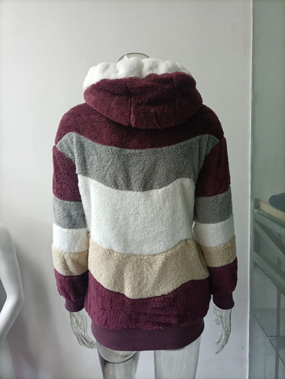 Abrigo Teddy Grueso para Mujer - Peluche Cálido con Botones y Bolsillos - Image 43