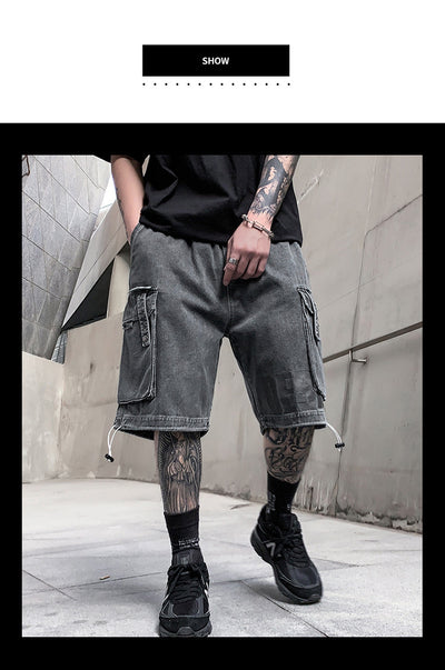 Shorts Jeans Deportivos de Verano para Hombre - Diseño Urbano Moderno - Image 7