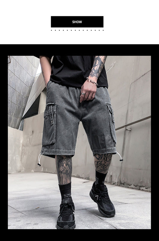Shorts Jeans Deportivos de Verano para Hombre - Diseño Urbano Moderno - Image 7