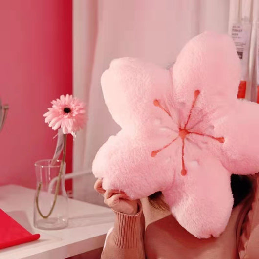 Cojín de Flores de Cerezo Pluché para Habitación - Asiento Tatami Decorativo - Image 11