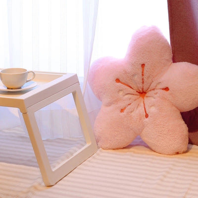 Cojín de Flores de Cerezo Pluché para Habitación - Asiento Tatami Decorativo - Image 14
