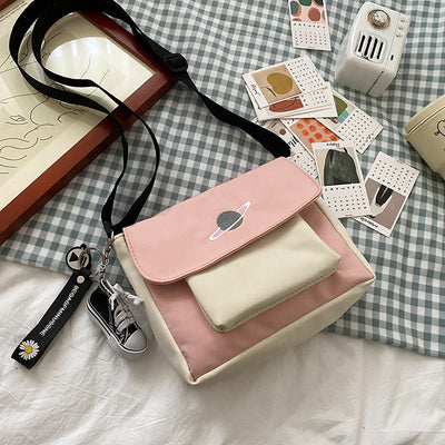 Bolsa de Lona Mini para Estudiante - Bandolera Casual Elegante - Image 31