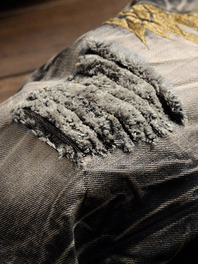 Jeans Bordados para Hombre - Cómodos y Modernos - Image 11
