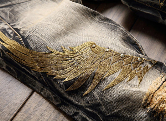 Jeans Bordados para Hombre - Cómodos y Modernos - Image 12