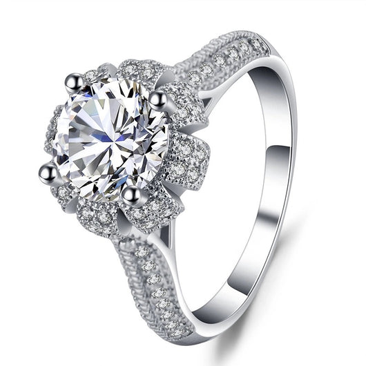 Anillos de Promesa para Pareja con Zirconia, Diseño Artesanal - Image 7