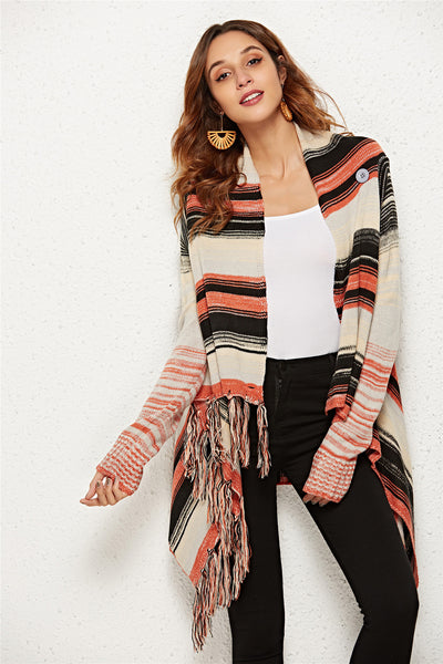 Cardigan Tejido Tipo Chal - Abrigo Suéter Versátil - Image 11