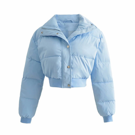 Chaqueta Acolchada Casual de Algodón con Cierre Europeo - Image 10