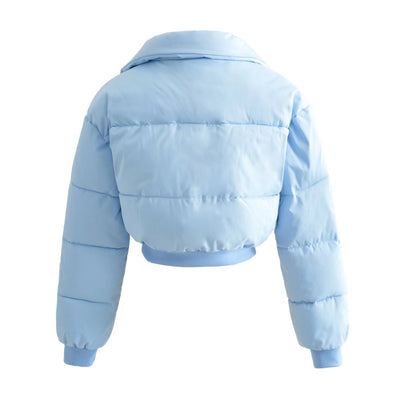 Chaqueta Acolchada Casual de Algodón con Cierre Europeo - Image 11