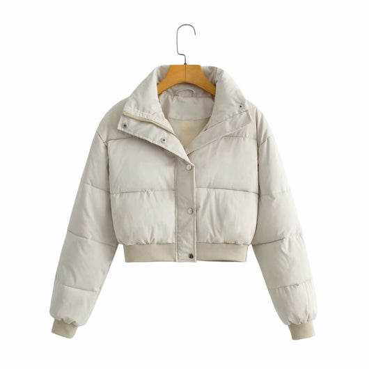 Chaqueta Acolchada Casual de Algodón con Cierre Europeo - Image 13