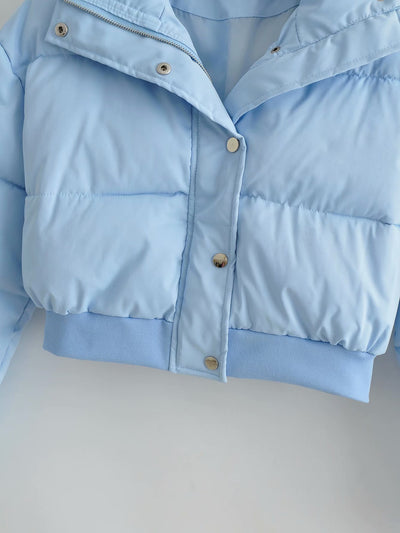 Chaqueta Acolchada Casual de Algodón con Cierre Europeo - Image 17