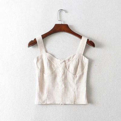 Camiseta de Algodón y Lino para Pecho Grande - Corte Corto y Cómodo - Image 16