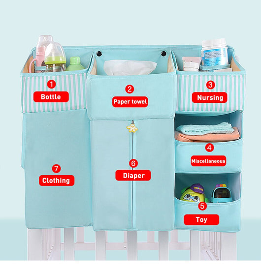 Organizador Colgante Universal para Cunas - Almacenamiento de Artículos del Bebé - Image 13
