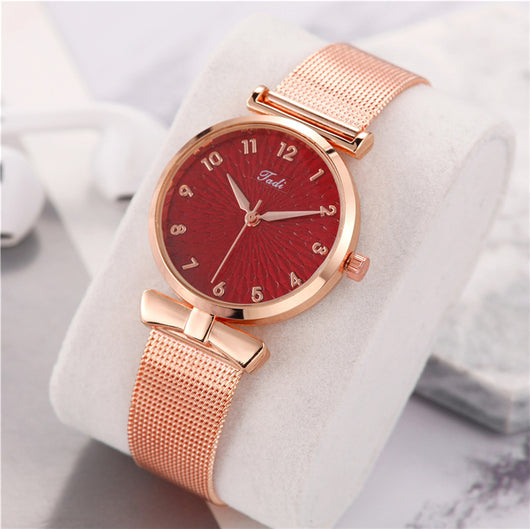 Reloj Digital de Moda Girasol con Moño de Personalidad para Mujer - Image 11