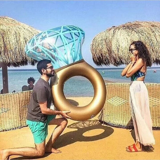 Flotador Anillo Diamante Inflable para Adultos - Piscina y Playa - Image 9