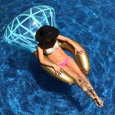 Flotador Anillo Diamante Inflable para Adultos - Piscina y Playa - Image 12