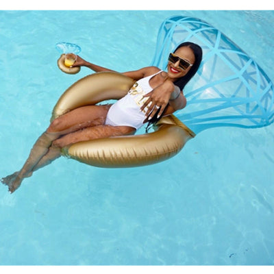 Flotador Anillo Diamante Inflable para Adultos - Piscina y Playa - Image 14
