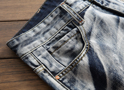 Jeans Rectos Vintage Desgastados - Image 10