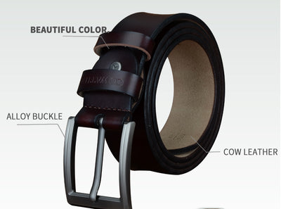 Cinturón de Cuero Premium para Hombre con Hebilla de Pasador - Estilo Casual y Ejecutivo - Image 7