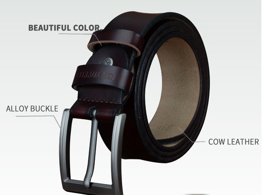 Cinturón de Cuero Premium para Hombre con Hebilla de Pasador - Estilo Casual y Ejecutivo - Image 7