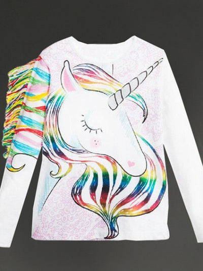 Camiseta Infantil Estampado Caballo 3D - Moda Europea Tendencia - Image 11