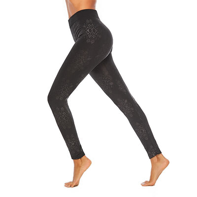 Leggings Deportivos Estampados sin Costuras para Yoga y Fitness - Image 15