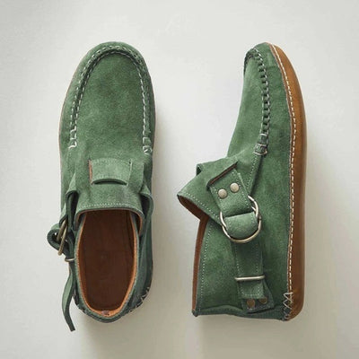 Zapatos Planos de Cuero Leopardo para Mujer con Hebilla - Cómodos y Versátiles - Image 17