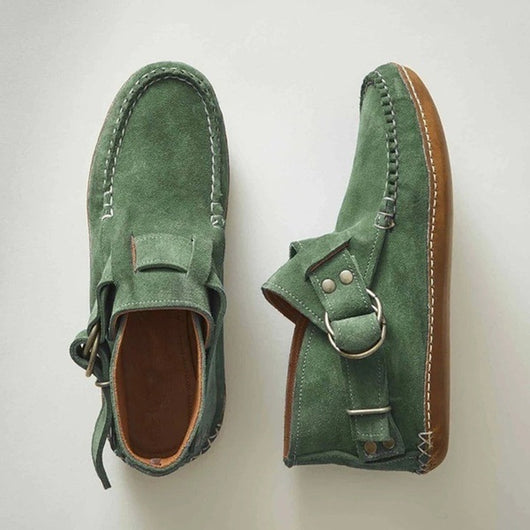 Zapatos Planos de Cuero Leopardo para Mujer con Hebilla - Cómodos y Versátiles - Image 17