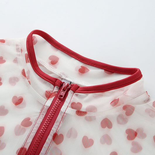 Mono Enterizo Sexy con Malla Transparente y Estampado para Primavera Verano - Image 11
