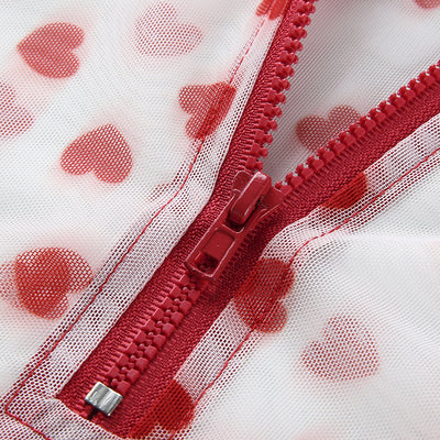 Mono Enterizo Sexy con Malla Transparente y Estampado para Primavera Verano - Image 12