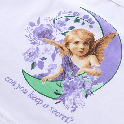 Top Espalda Abierta Estampado Ángel - Diseño Sexy Tendencia Europa - Image 12