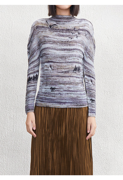 Camiseta Larga Estampada Reductora Inner Match - Image 13