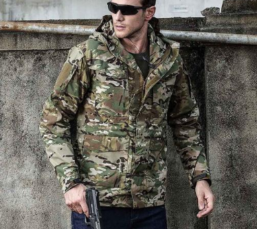 Chaqueta Táctica M65 Estilo Militar Casual Impermeable - Image 9