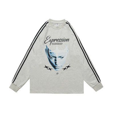 Blusa de Algodón Puro con Estampado Oversized Manga Larga - Image 12