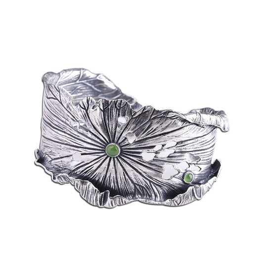 Pulsera de Hoja de Loto y Jaspe Celestial - Image 9