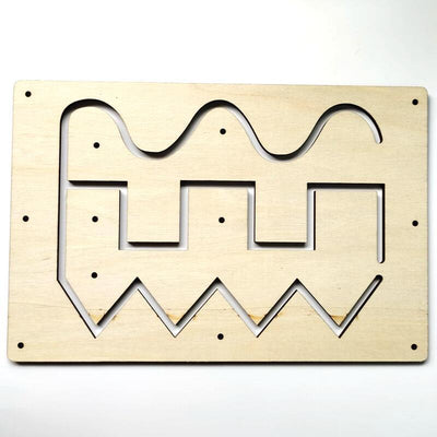 Reloj Despertador Educativo de Madera Pintado a Mano con Engranajes - Image 12