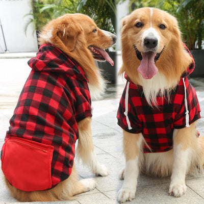 Suéter para Mascotas con Bolsillo de Cuadros y Cierre - Image 8