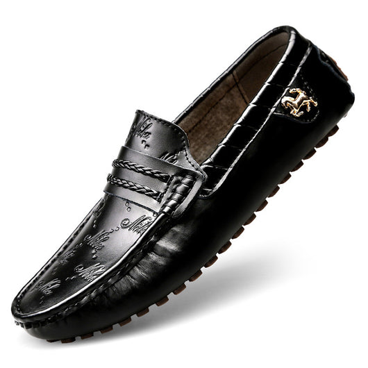 Mocasines de Cuero Auténtico Talla Grande para Conducir Hombre - Image 2